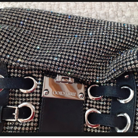‼️WOW‼️CRYSTAL Rhinestone JIMMY CHOO BAG‼️EUC ! LIMITED EDITION‼️ - Picture 16 of 16